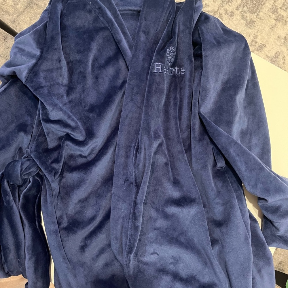 Hearts brand Midnight Blue Women's Robe - Picture 3 of 4